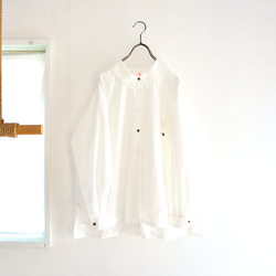 pleats pocket shirt (organic cotton) 15枚目の画像