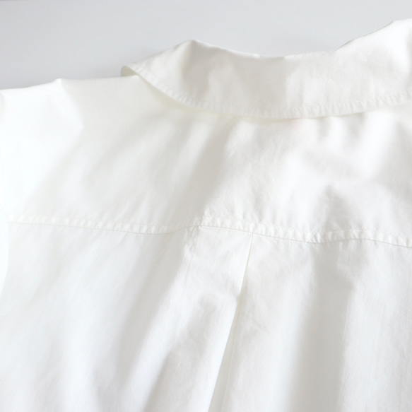 pleats pocket shirt (organic cotton) 6枚目の画像