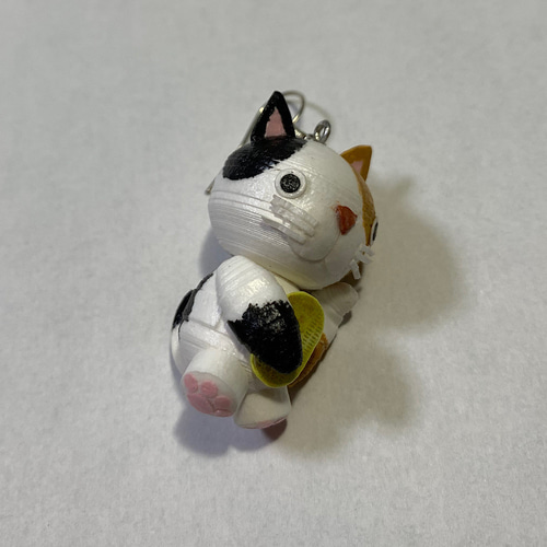 ハロウィン猫と招き猫のペーパークイリングのピアスorイヤリング