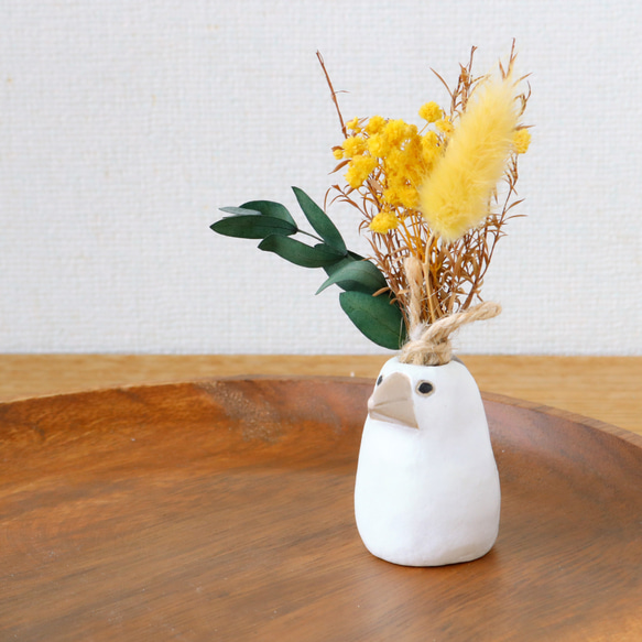 鳥さんの一輪挿し 十姉妹 一輪挿し・花瓶・花器 kotolier 通販