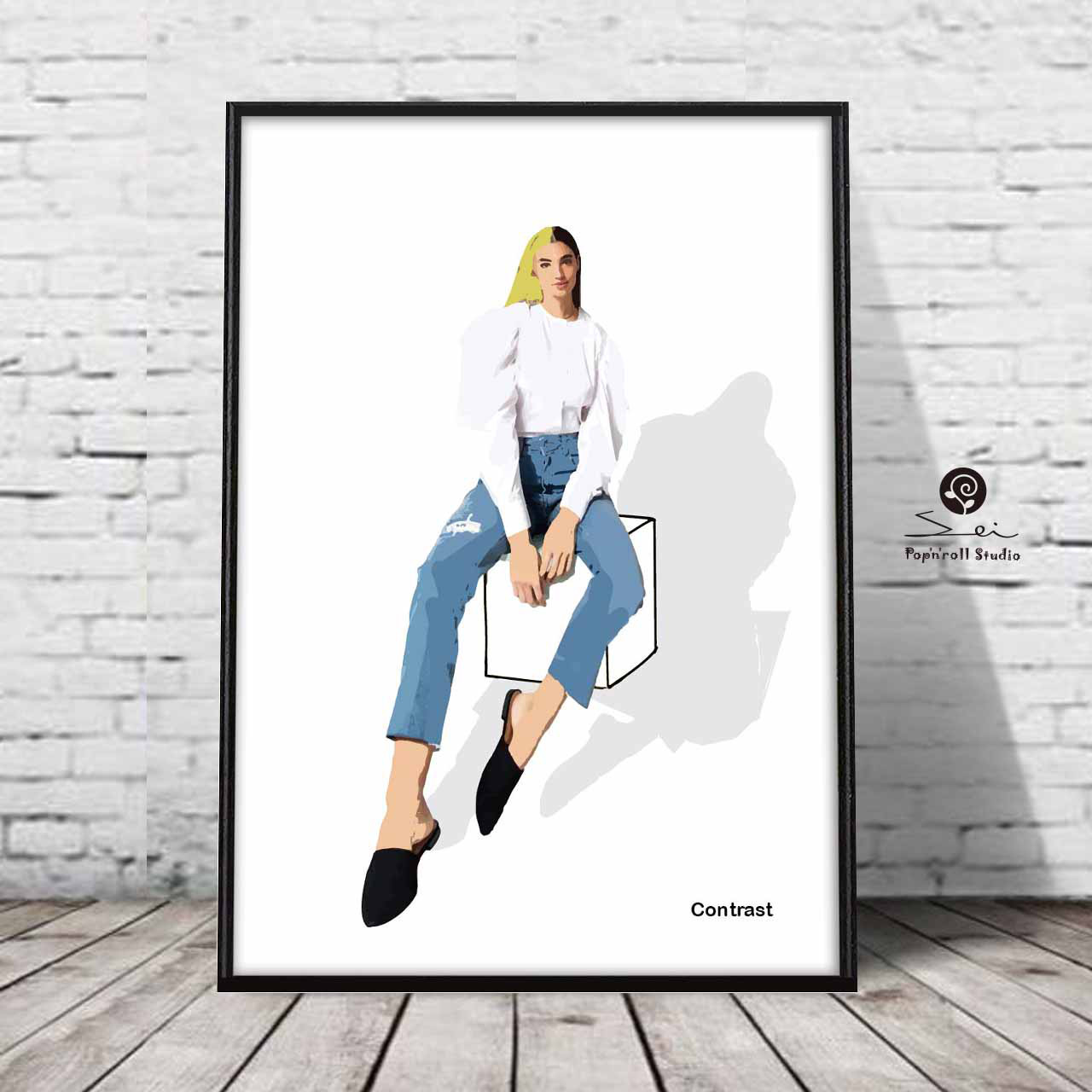 contrast　おしゃれ　 ポスター　アート　アートポスター　（アート/seiで検索新着順）　762