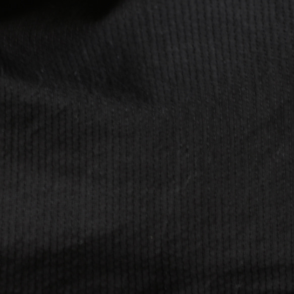 ジャンパースカート（黒）ぽこぽこステッチドビー 18枚目の画像