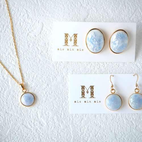 七宝焼 10月誕生石 ネックレス ~Opal~ ネックレス・ペンダント