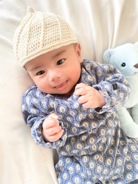 ホイップクリーム帽子 ホイップ帽子 ベビー帽子 帽子(ベビー・キッズ 