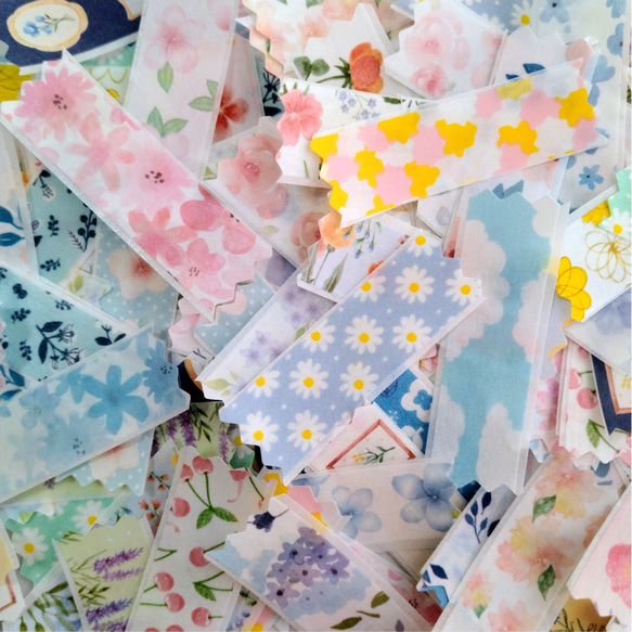 マスキングテープ　 100枚　切り売り　セット 3枚目の画像