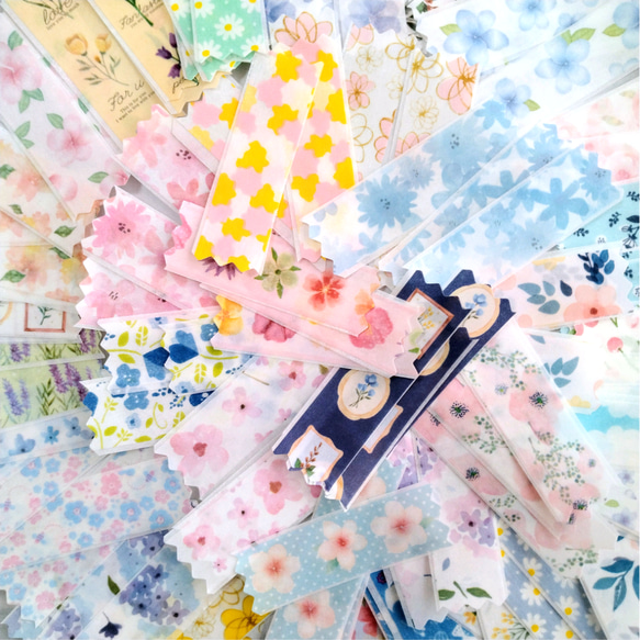 マスキングテープ　 100枚　切り売り　セット 1枚目の画像