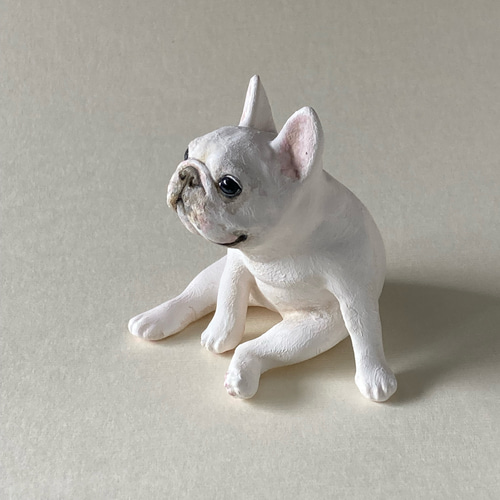 フレンチブルドッグ フィギュア 置物 フレブル フィギュア専門店 -ソダチトイズ / Mr.Z 1/6 フレンチ