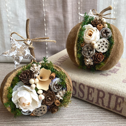 一点物【クリスマス】個性が可愛いブッダナッツ オフホワイト