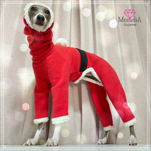 イタグレ用ロンパース】あわてんぼうのサンタクロース(^^)定番サンタ