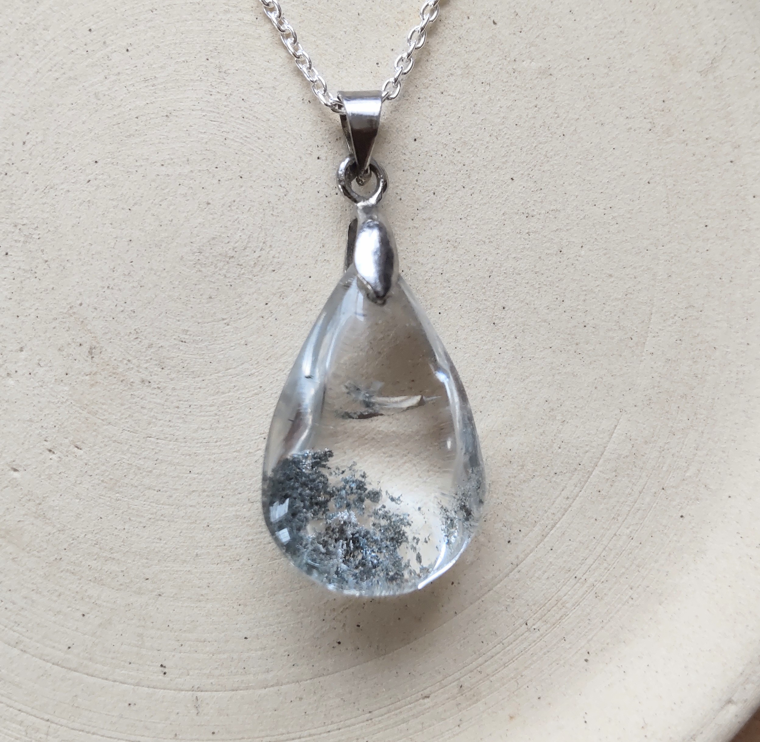 クローライトインクォーツのネックレス