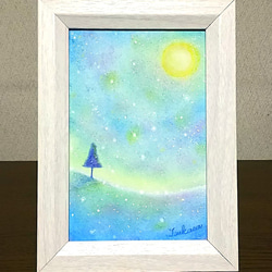 戦慄！　パステル画　原画 パステル＆コラージュ 秋風の幻想 パステル画原画 絵画 T's Arts