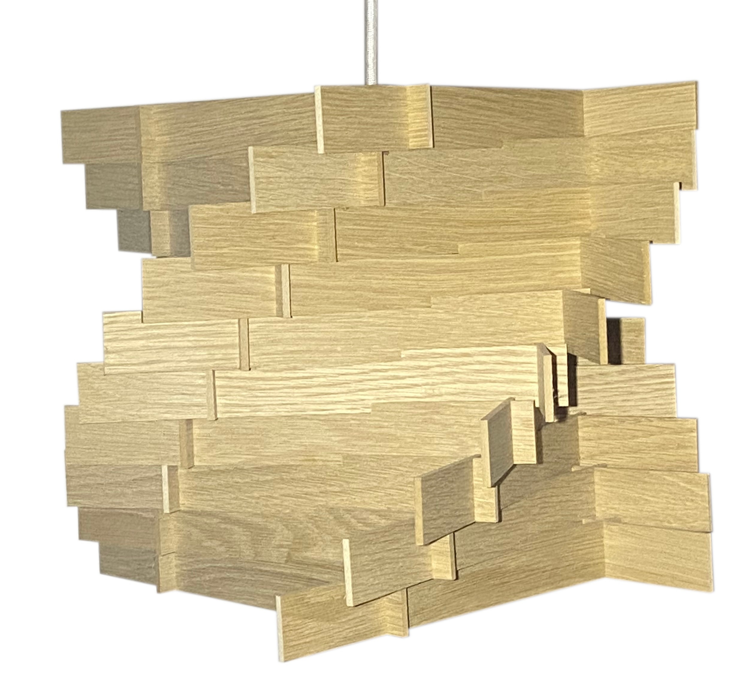 ウッド創作ランプSLP-1935-WO　TORNADO