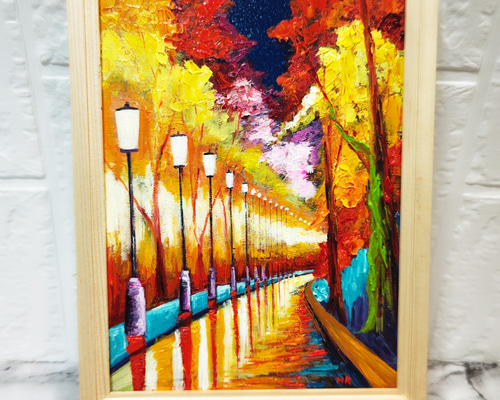 油絵「秋の陽光」 ea4e1f21e030bb4bd676b81124dddf