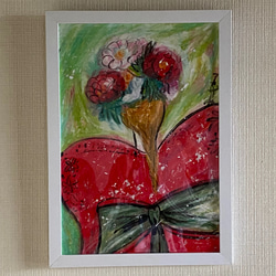 絵画 。壁掛け絵【美しい赤いバラ園でワインを飲みながら白い猫を抱いている少女】 絵画 オイル ペイント アート「ローズ ウーマン」 おしゃれ 油絵