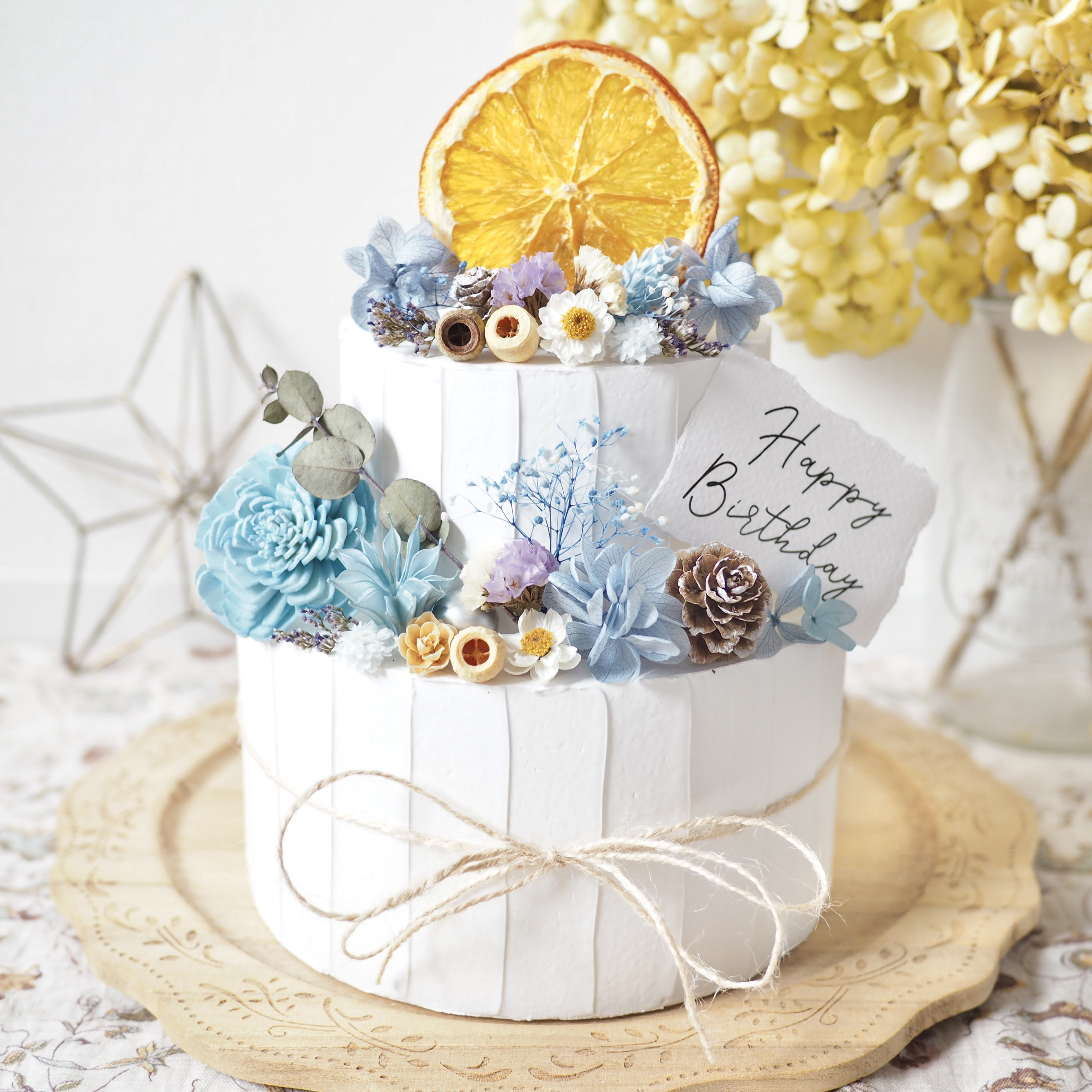 シンデレラブルーのクレイケーキセット ブルーのクレイケーキ | iichi 日々の暮らしを心地よくする