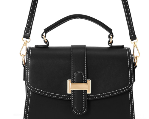 【HAPP】2wayショルダーバック ブラック セール】 quaranciel: フロントフック 2way ショルダー バッグ