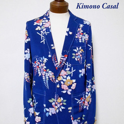 着物テーラードジャケット Kimono Tailored jacket MJ-089/L 2枚目の画像