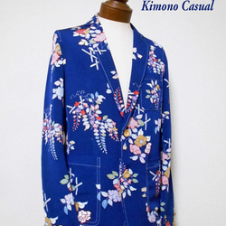 着物テーラードジャケット Kimono Tailored jacket MJ-089/L 3枚目の画像