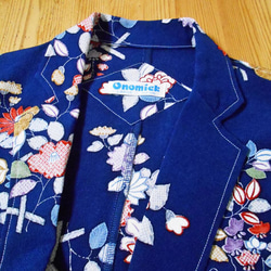 着物テーラードジャケット Kimono Tailored jacket MJ-089/L 4枚目の画像