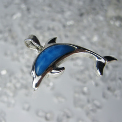 イルカのいる海　小さく青いイルカ、家宝だね【送料無料】iruka103  ドルフィン 5枚目の画像