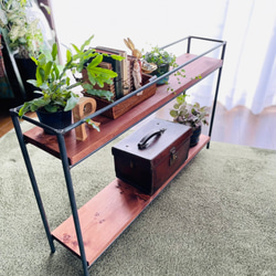 木製 インテリア 雑貨 昭和レトロ 駄菓子屋風 収納ケース 幅40㎝ 木製