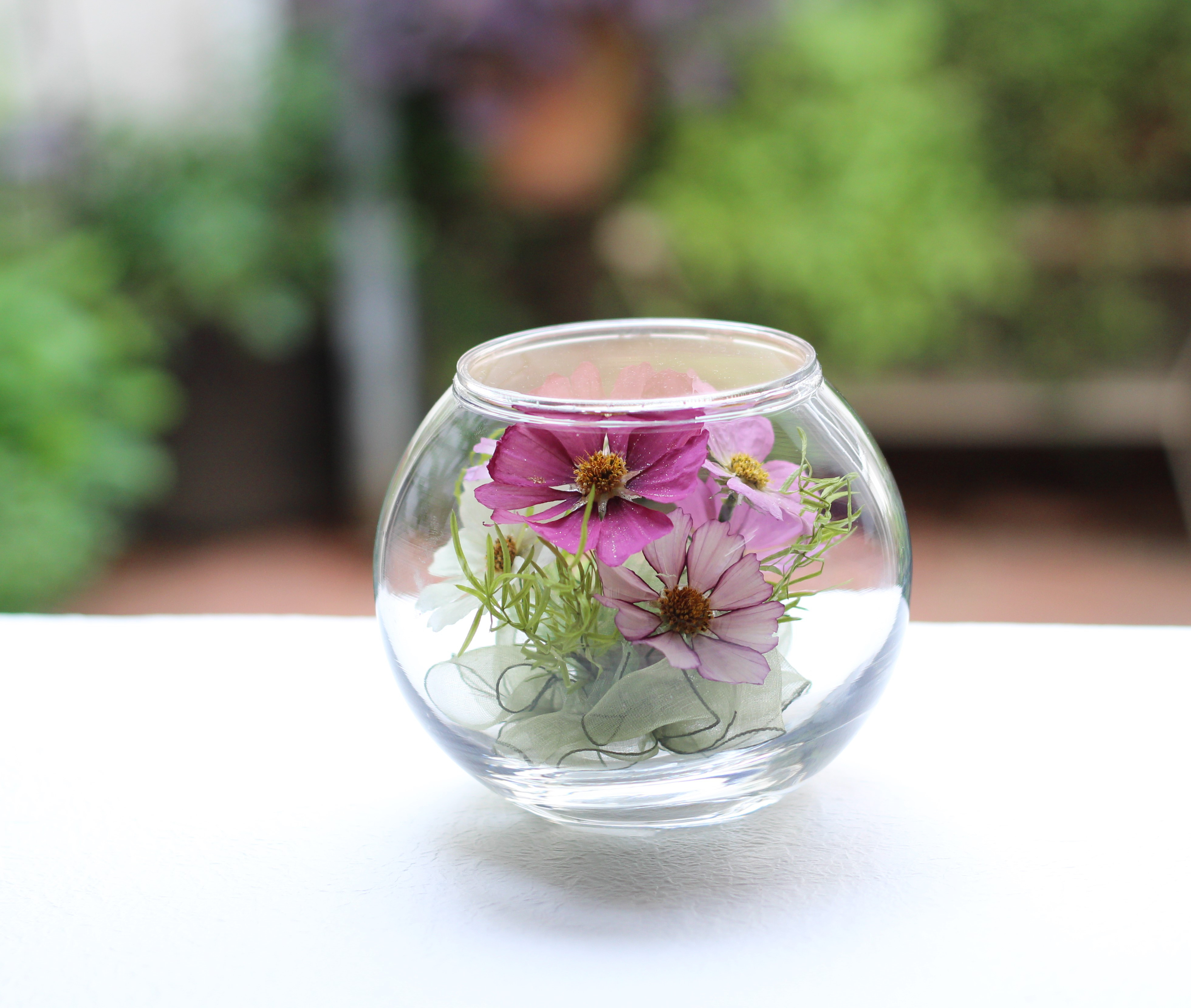 ❤ドライフラワー/ボトルフラワ－(M)コスモス（秋桜）■母の日・誕生日・結婚祝い・ギフト・プレゼント■