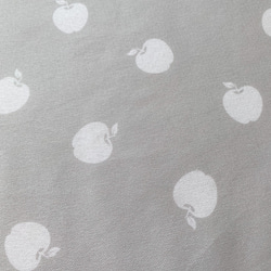 【317】りんご　ニュアンスカラー　くすみピンク　3点セット　入園入学　アップル 7枚目の画像