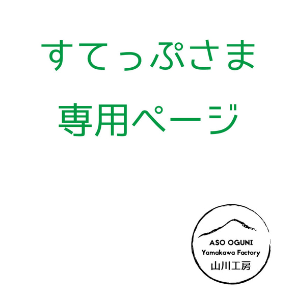 すてっぷさま専用ページ 1枚目の画像