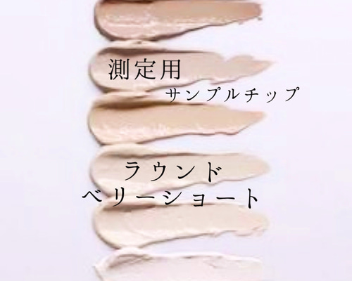 サイズ測定用 サンプル ネイルチップ ラウンドベリーショート 定番
