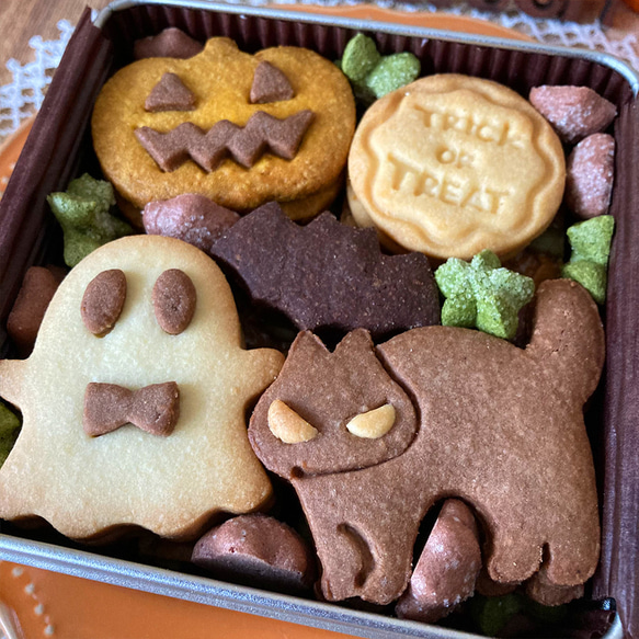 ハロウィンクッキー缶 【予約販売】10/22(土)までご予約受付→10/29(土)のお届け 4枚目の画像