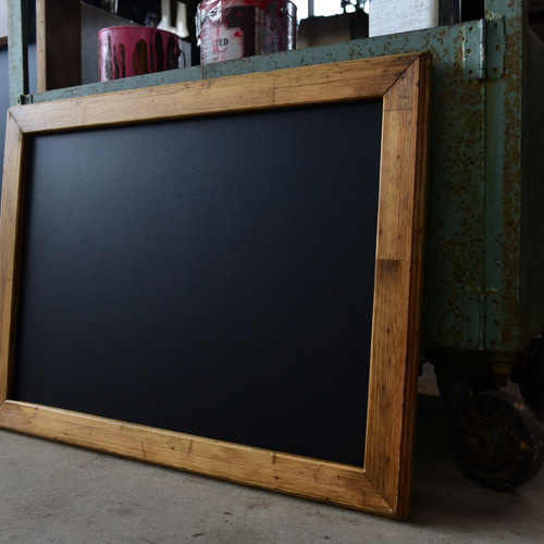 82×65【大きなサイズの木製黒板】アンティーク/カフェ/メニュー/黒板