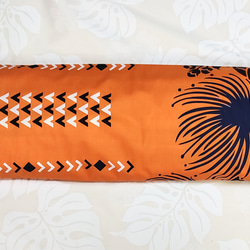 パウケース丈82cm　オレンジ系ビックレフアタパ柄　 1枚目の画像