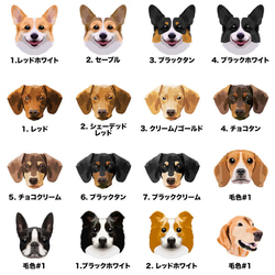 【 犬種選べる パステルカラー マウスパッド 】　わんちゃんイラスト 毛色60種類以上　うちの子　犬　ペット　プレゼント 11枚目の画像