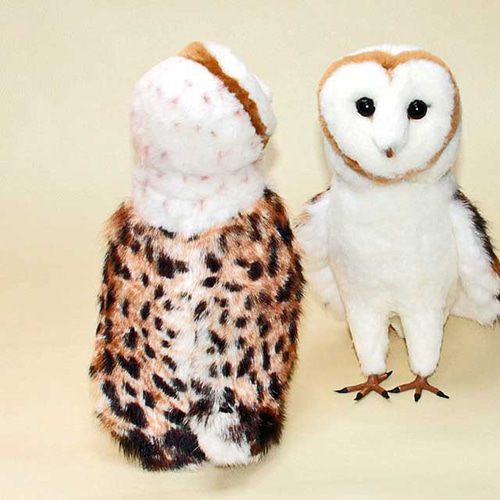 リアルファーのメンフクロウはファークラフトから生まれたぬいぐるみ