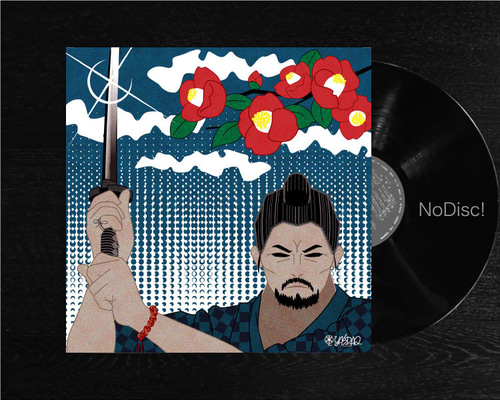 洋楽 レコード 6枚セット レコードジャケット風アート【レコード盤なし】幕末心中立てブルース_