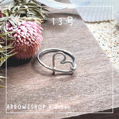 13SHOP MS ring Hart&Arrow ring 指輪 リング In & Out |結婚指輪(マリッジリング)