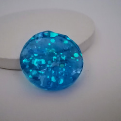 蓄光‪☆暗闇で光る海のコロンとかけら‪(ブルー)☆ / レジン / 海 / 水面 10枚目の画像