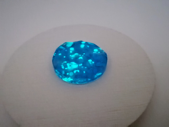 蓄光‪☆暗闇で光る海のコロンとかけら‪(ブルー)☆ / レジン / 海 / 水面 11枚目の画像