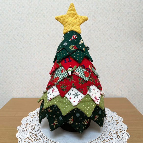 27㎝☆布のクリスマスツリー☆B クリスマスツリー YUKI 通販