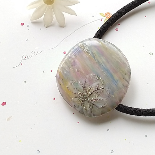 くすみカラーレジンヘアゴム ヘアゴム 瑠璃 通販 14779057｜Creema