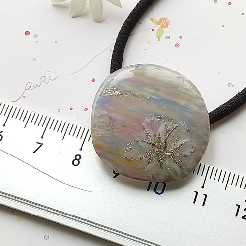 【Aー596】レジン ヘアゴム Aー596】レジン ヘアゴム