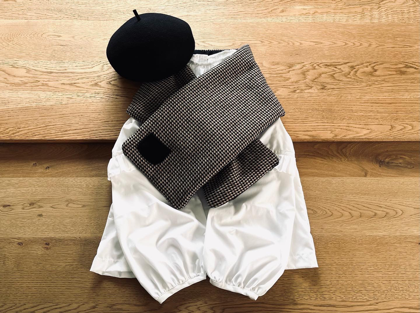 大人のあったかボリュームマフラー⚮̈ミニポケット⚮̈ダウンマフラー⚮̈