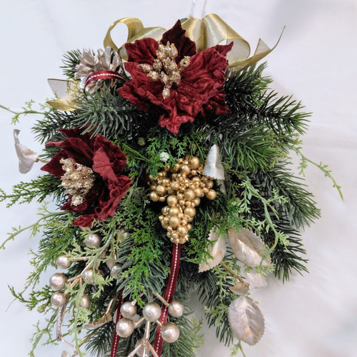 専用　クリスマス　スワッグ　レッド　2点 楽天市場】クリスマス リース スワッグ クリスマスリース wreath