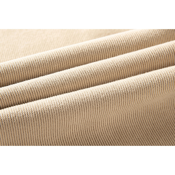 スウェットパンツ　暖かい中厚綿麻パンツ　ロングパンツ　起毛裏地　ゆとり　ベージュ　M-XL#L110BE 8枚目の画像