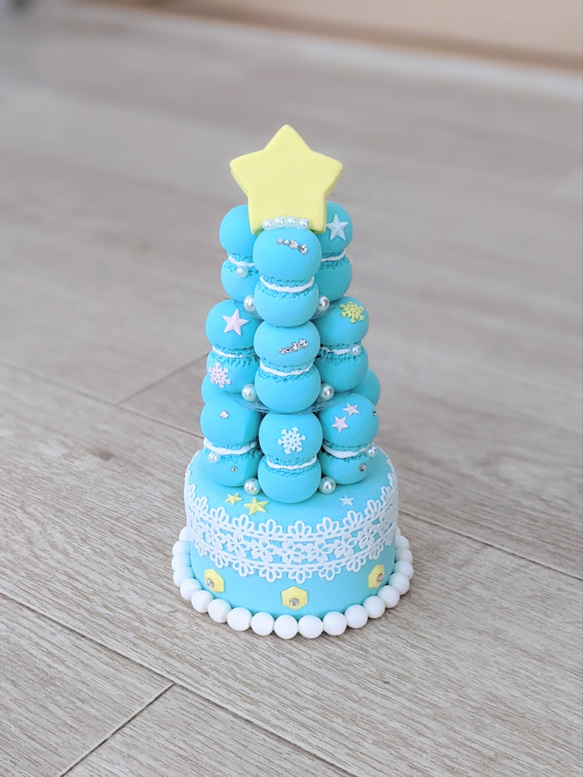 Sale】ティファニーブルーのマカロンクリスマスツリー☆ クリスマス