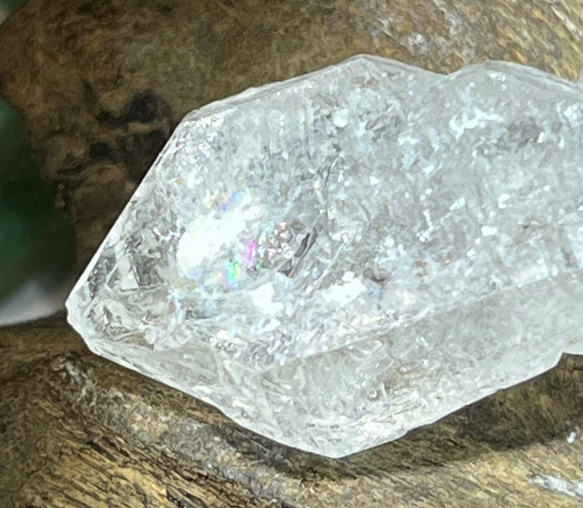 天使のギフト❦͙ レインボー エレスチャル 骸骨水晶 原石 【公式通販】