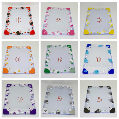 選べる9種類！B7硬質カードケース(雪だるま)単色 その他雑貨 Tea Time
