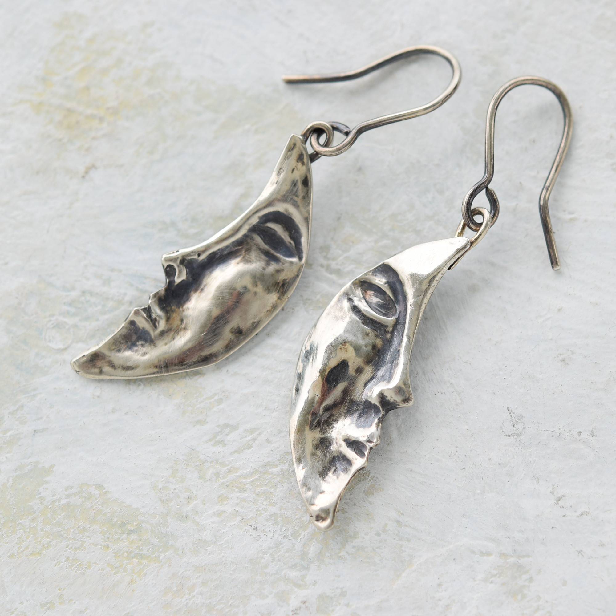 月の横顔silver925ピアス