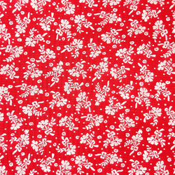 スケア生地【50×110cm】 花柄 クリスマス 白い花  生地 スケア 3枚目の画像