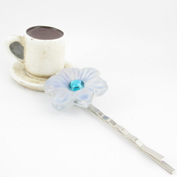 あの時の僕は、クォーツの光にさえ向かって走っていれば何かが起こるものと思っていました♪<1点ものヘアピン>HP031 4枚目の画像